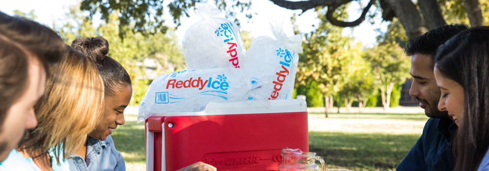 Reddy Ice Today Group of People partying with Reddy Ice