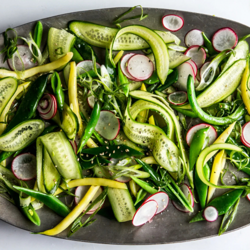 Veggies get Crunchy with Ice Cubes