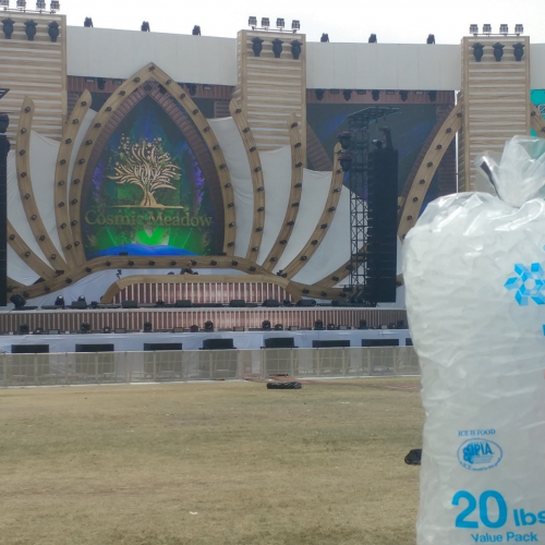 Reddy Ice Bag at Electric Daisy Carnival