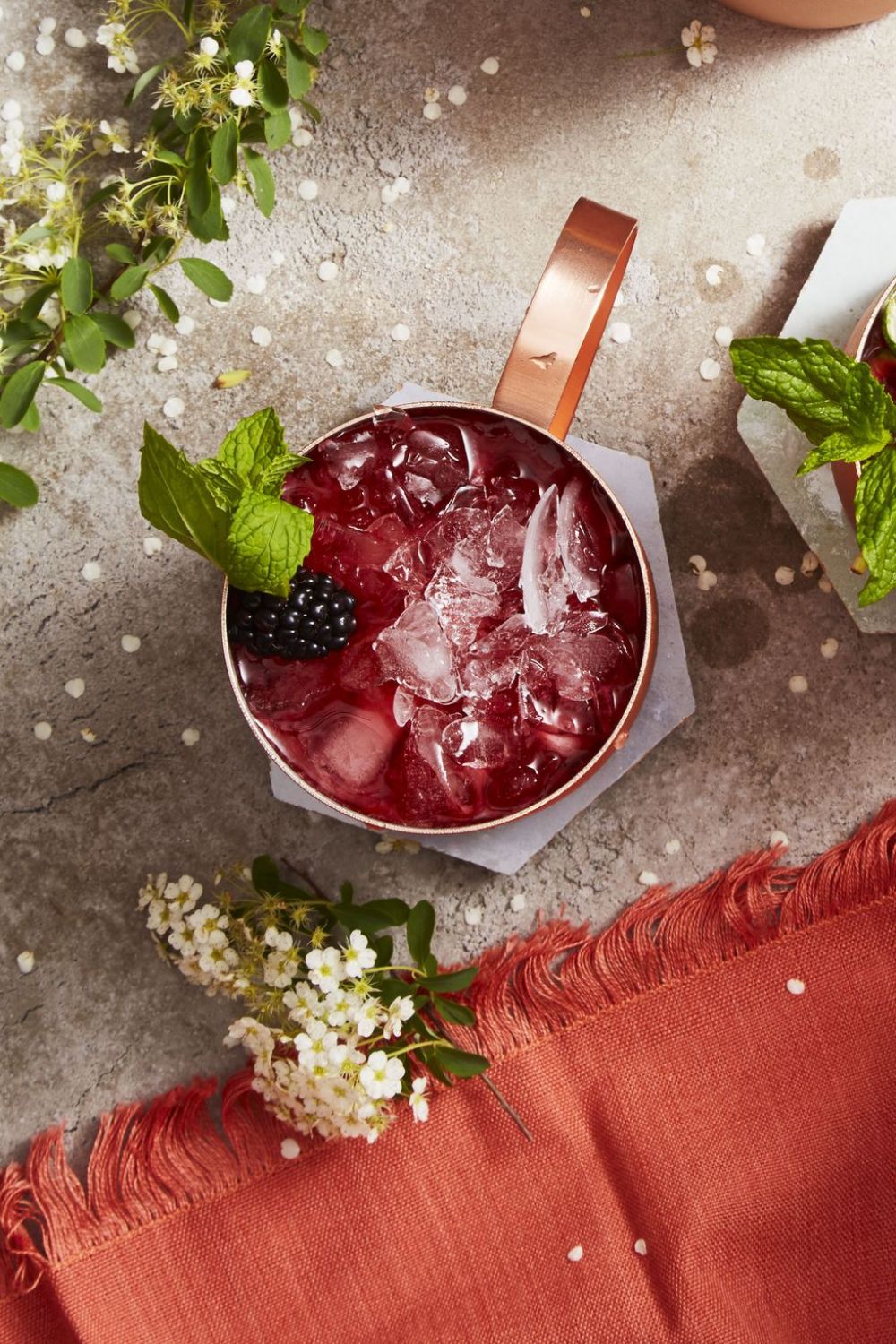 Blackberry-Mint Moscow Mule