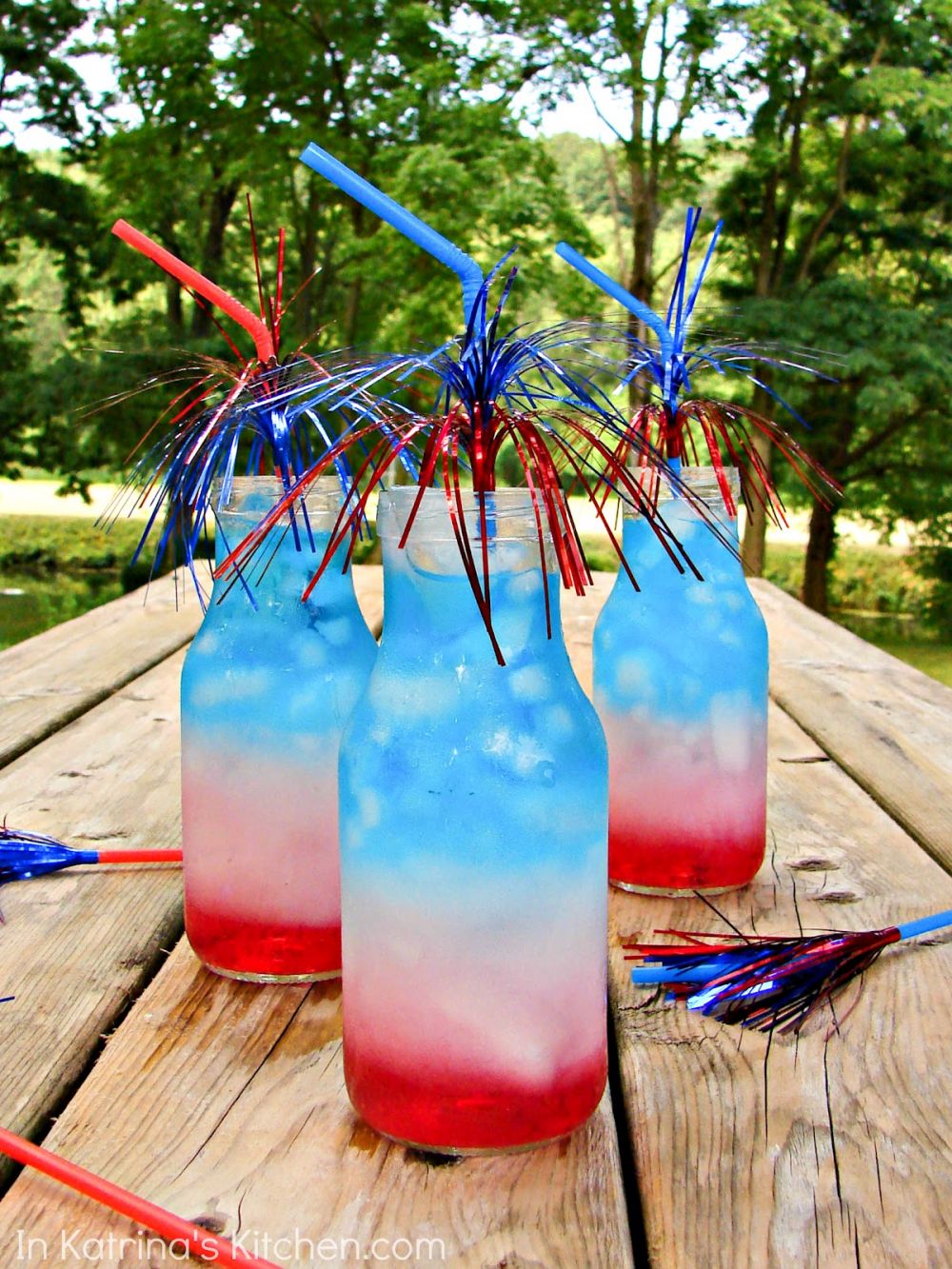 Classic Red, White, and Blue Juice Drink