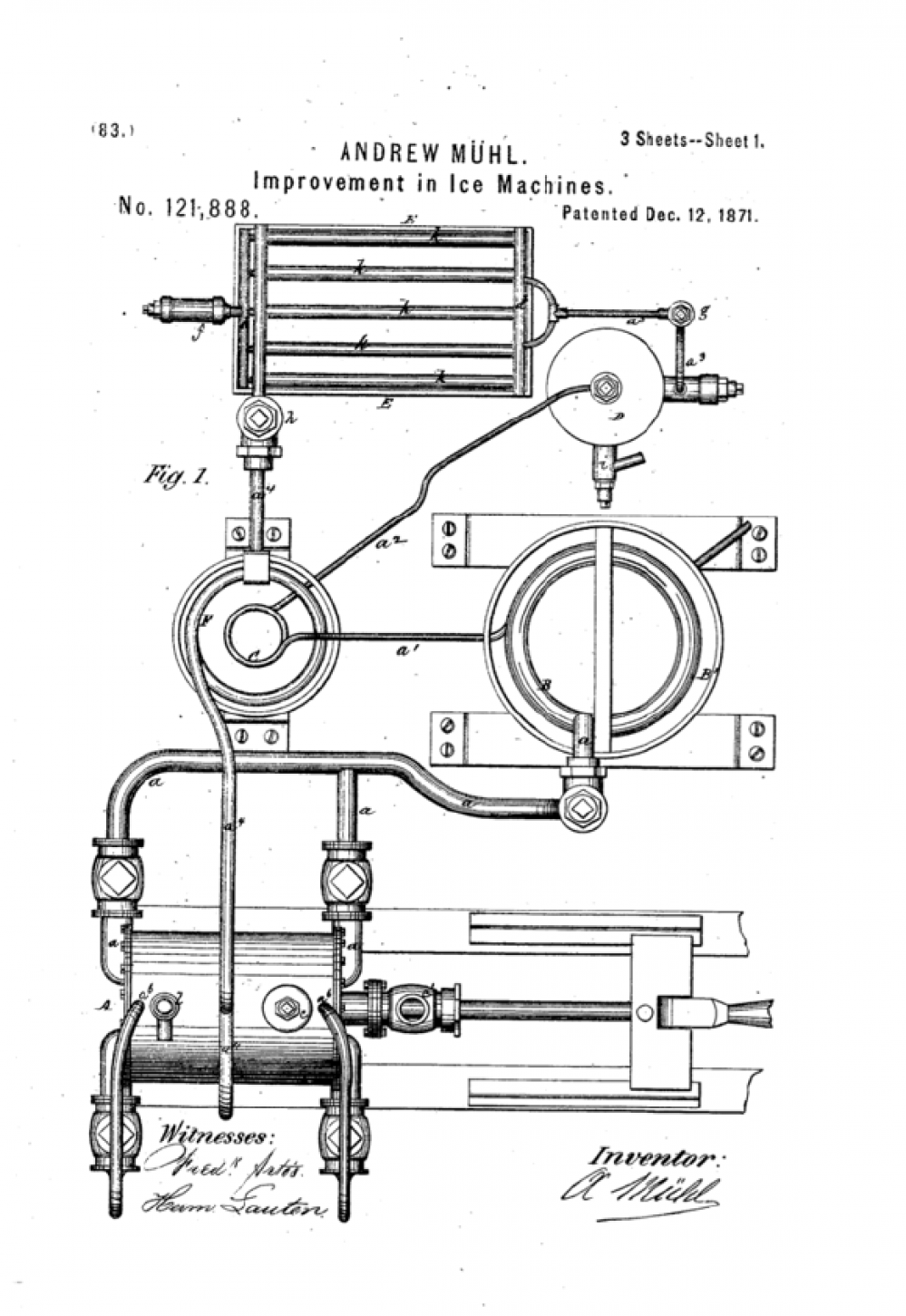 Muhl’s patented Icemaker