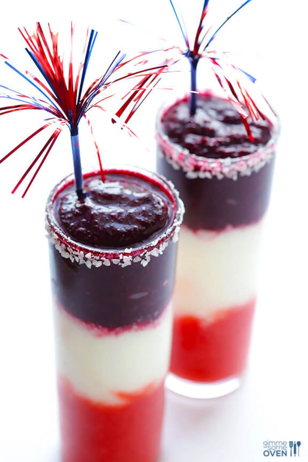 Red, White & Blue berry Margaritas