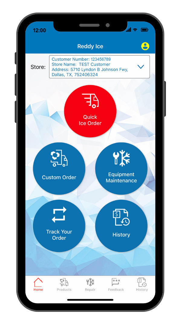 Reddy Ice Mobile App