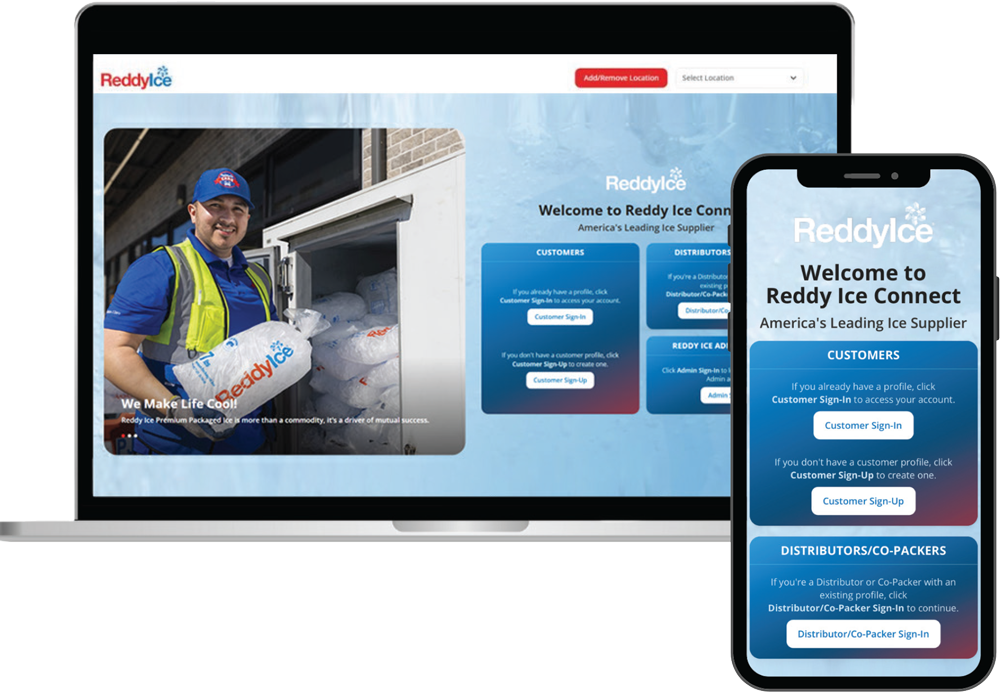 Customer Support - ReddyIce Portal 